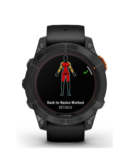 Zegarek sportowy garmin fenix 7 pro solar edition slate grey / black band
