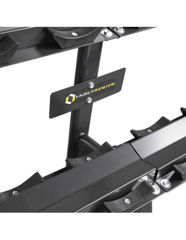 Str23 (3 części) stojak na hantle duży z uchwytami hms premium