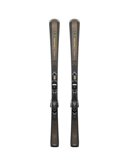 Zestaw narciarskie narciarski rossignol nova 8 xpress / xpress w 11 gw b83 grey bronze