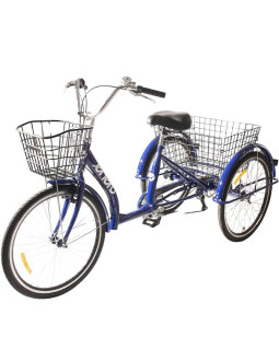 Rower 3-kołowy 24 granatowy shimano -7 biegowy obniżona rama 1060965