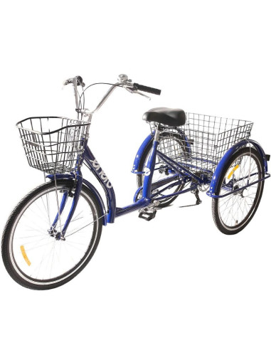 Rower 3-kołowy 24 granatowy shimano -7 biegowy obniżona rama 1060965