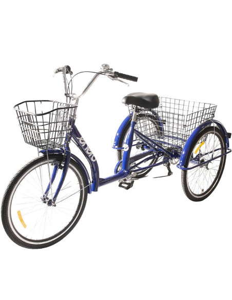 Rower 3-kołowy 24 granatowy shimano -7 biegowy obniżona rama 1060965