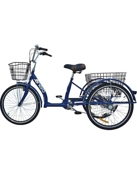 Rower 3-kołowy 24 granatowy shimano -7 biegowy obniżona rama 1060965