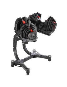 Zestaw sr80 sztangielki regulowane (2 szt.)  + str10 pro stojak hms