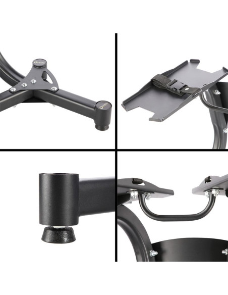 Zestaw sr80 sztangielki regulowane (2 szt.)  + str10 pro stojak hms