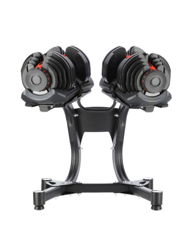 Zestaw sr80 sztangielki regulowane (2 szt.)  + str10 pro stojak hms