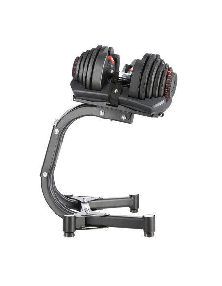 Zestaw sr80 sztangielki regulowane (2 szt.)  + str10 pro stojak hms