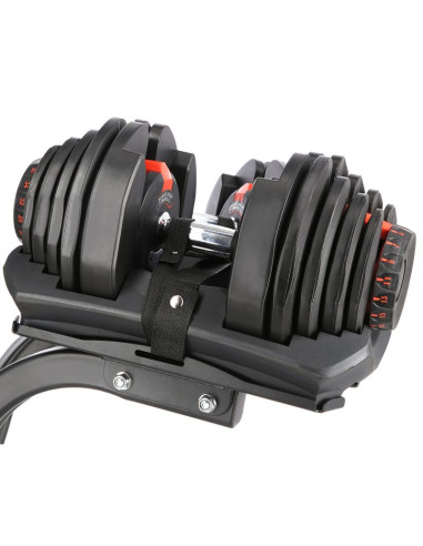 Zestaw sr80 sztangielki regulowane (2 szt.)  + str10 pro stojak hms