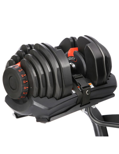 Zestaw sr80 sztangielki regulowane (2 szt.)  + str10 pro stojak hms