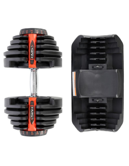 Zestaw sr80 sztangielki regulowane (2 szt.)  + str10 pro stojak hms