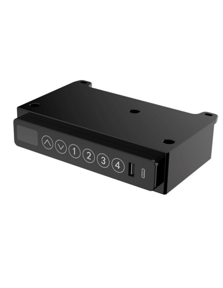 Bieżnia urevo spacewalk 3s + biurko regulowane elektrycznie tuckano czarne