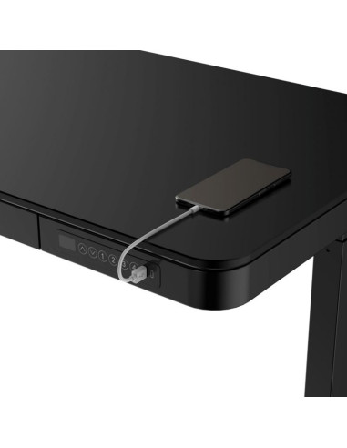Bieżnia urevo spacewalk 3s + biurko regulowane elektrycznie tuckano czarne