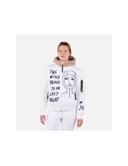 Kurtka rossignol w yety fleecy bomber jkt biały