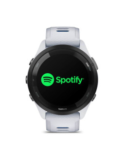 Zegarek garmin forerunner 265 46mm black bezel with whitestone case biało-niebieski