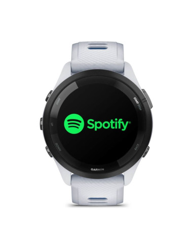 Zegarek garmin forerunner 265 46mm black bezel with whitestone case biało-niebieski