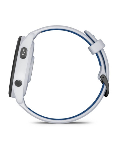 Zegarek garmin forerunner 265 46mm black bezel with whitestone case biało-niebieski