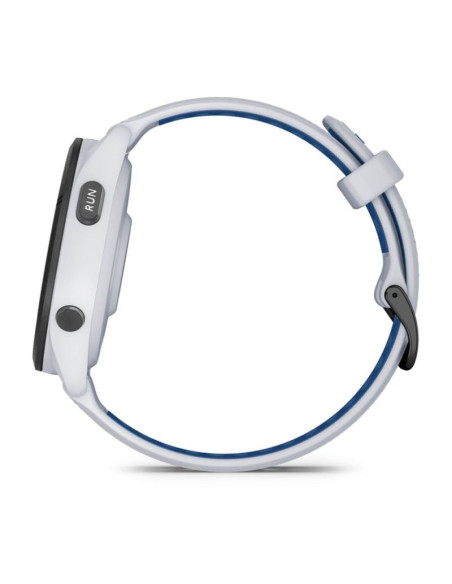 Zegarek garmin forerunner 265 46mm black bezel with whitestone case biało-niebieski