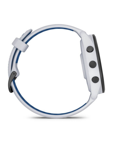 Zegarek garmin forerunner 265 46mm black bezel with whitestone case biało-niebieski