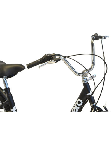 Rower 3-kołowy 24 czarny shimano 6-biegowy