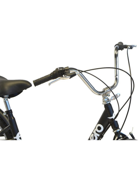 Rower 3-kołowy 24 czarny shimano 6-biegowy