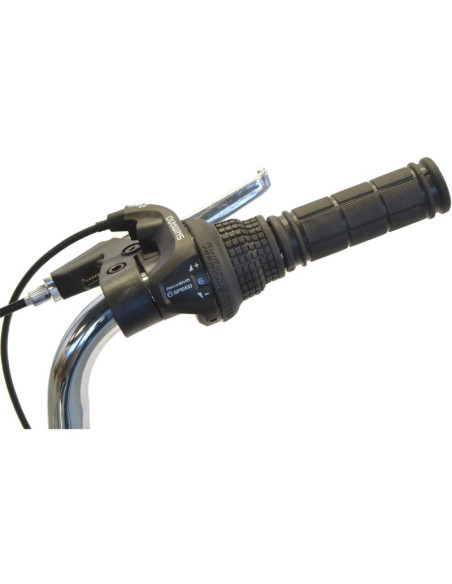 Rower 3-kołowy 24 czarny shimano 6-biegowy