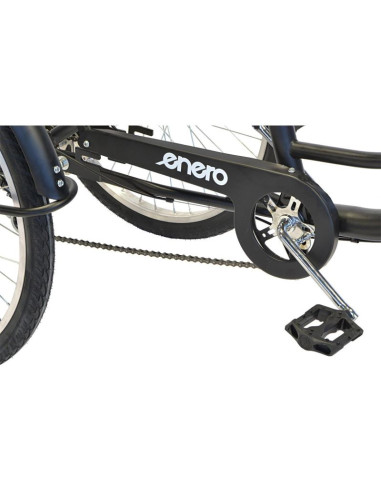 Rower 3-kołowy 24 czarny shimano 6-biegowy