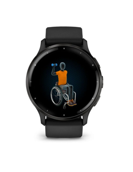 Zegarek garmin venu 3 45mm czarny