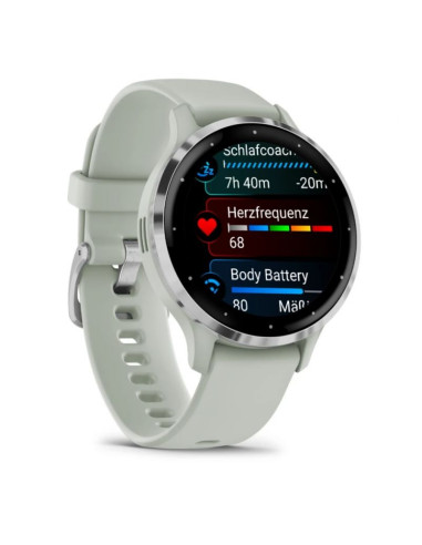 Zegarek garmin venu 3s 41mm srebrny
