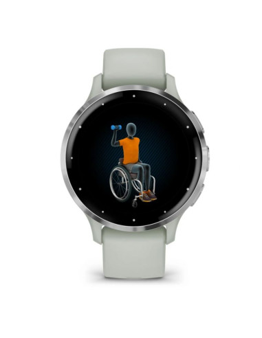 Zegarek garmin venu 3s 41mm srebrny