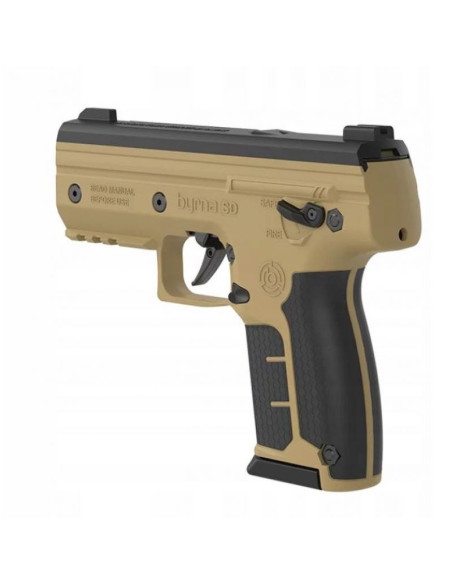 Pistolet na kule gumowe i pieprzowe byrna sd tan k.68 co2 8g zestaw (sk68300-tan)
