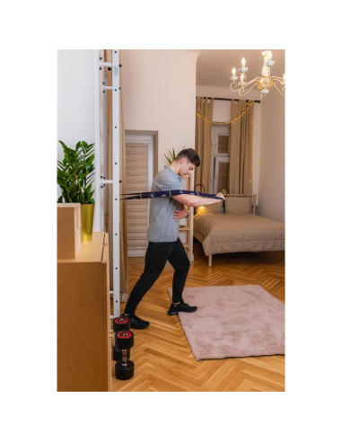 Drabinka gimnastyczna drewniano metalowa benchk 700w