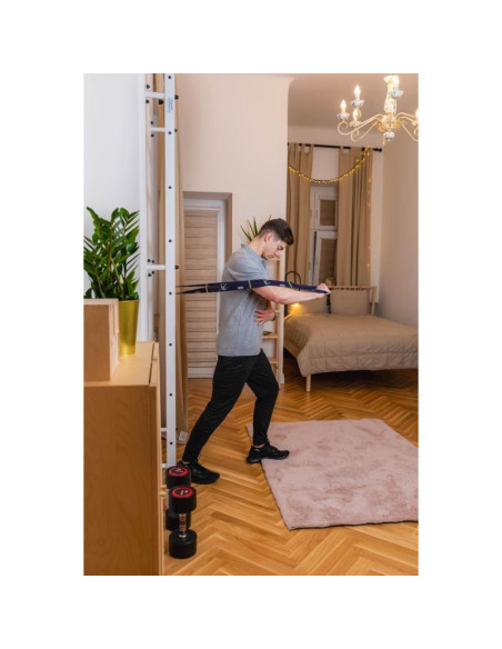 Drabinka gimnastyczna drewniano metalowa benchk 700w