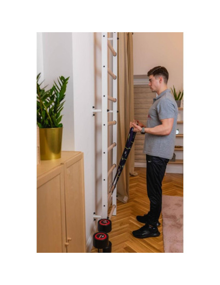 Drabinka gimnastyczna drewniano metalowa benchk 700w