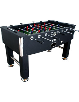 Stół do gry w piłkarzyki 142x76x88cm czarny