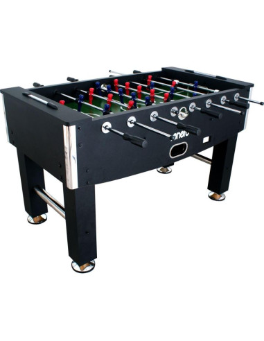 Stół do gry w piłkarzyki 142x76x88cm czarny