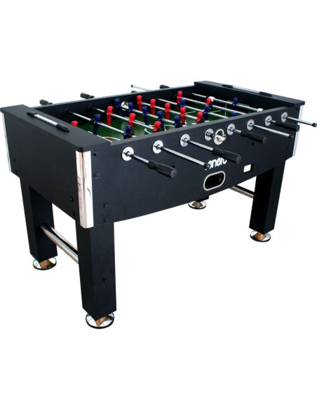 Stół do gry w piłkarzyki 142x76x88cm czarny