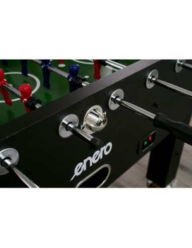 Stół do gry w piłkarzyki 142x76x88cm czarny