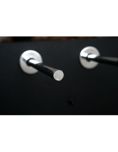 Stół do gry w piłkarzyki 142x76x88cm czarny