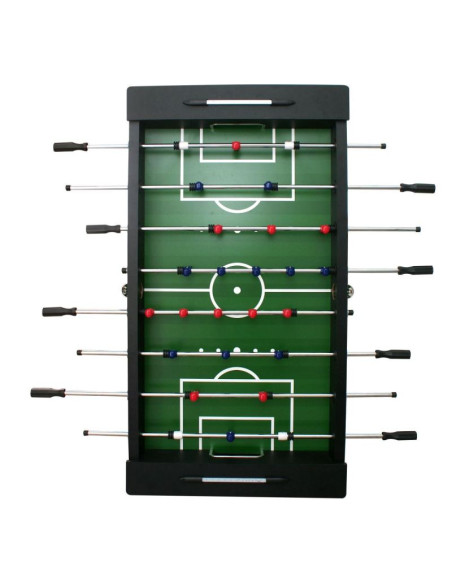 Stół do gry w piłkarzyki 142x76x88cm czarny