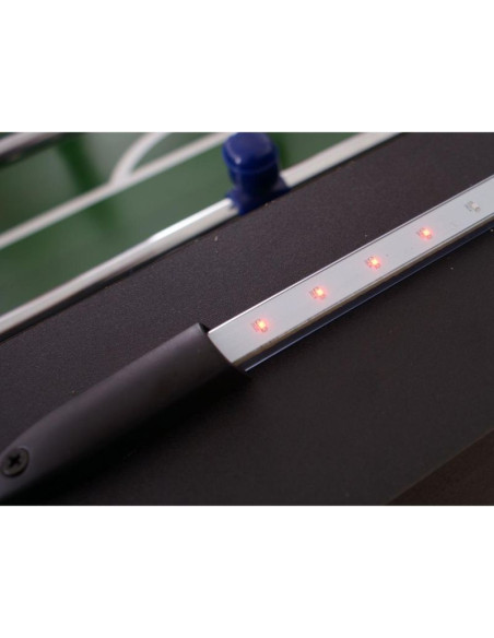 Stół do gry w piłkarzyki 142x76x88cm czarny