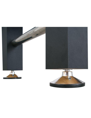 Stół do gry w piłkarzyki 142x76x88cm czarny