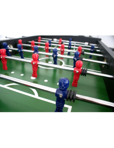 Stół do gry w piłkarzyki 142x76x88cm czarny