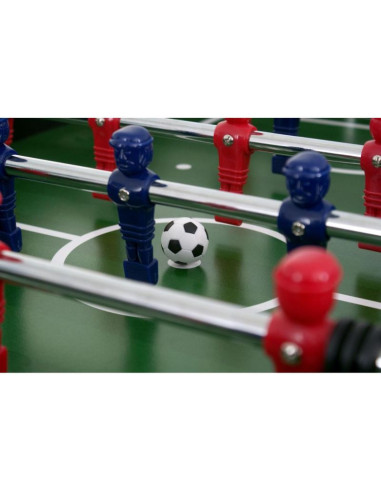 Stół do gry w piłkarzyki 142x76x88cm czarny