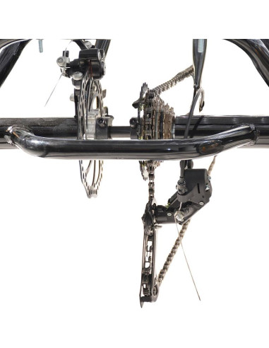 Rower 3-kołowy składany 24 czarny shimano 7-biegowy