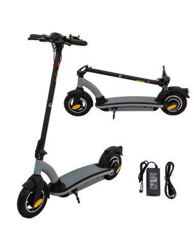 Hulajnoga elektryczna 36v 500w 8ah srebrna