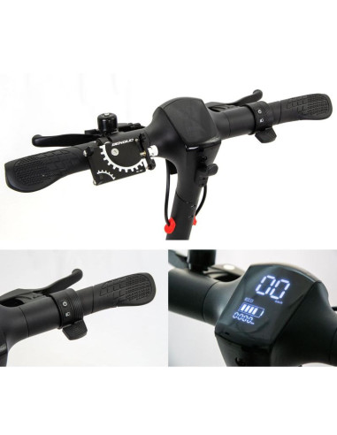 Hulajnoga elektryczna 36v 500w 8ah srebrna