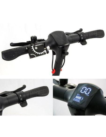 Hulajnoga elektryczna 36v 500w 8ah srebrna