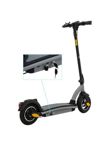 Hulajnoga elektryczna 36v 500w 8ah srebrna