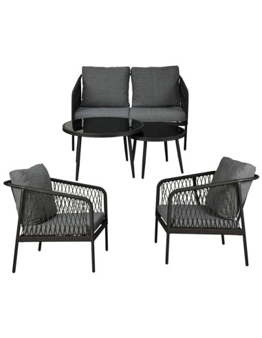 Zestaw mebli ogrodowych 5 cześciowy mediolan