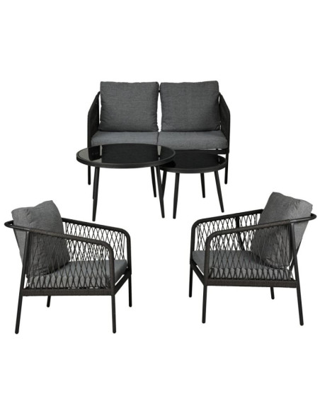 Zestaw mebli ogrodowych 5 cześciowy mediolan